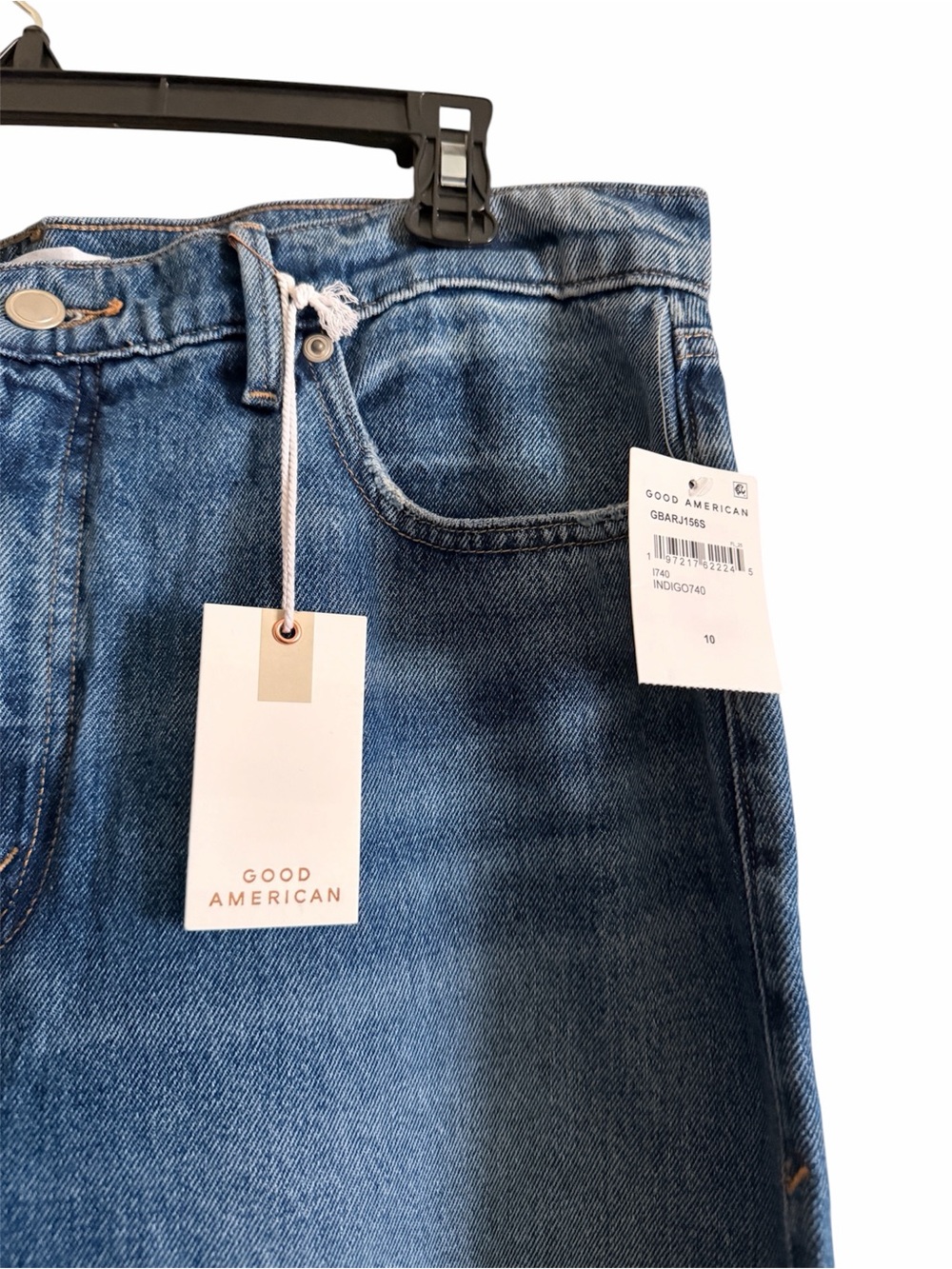 NWT Good American Good Barrel Relaxed Jeans - Picture 4 of 6